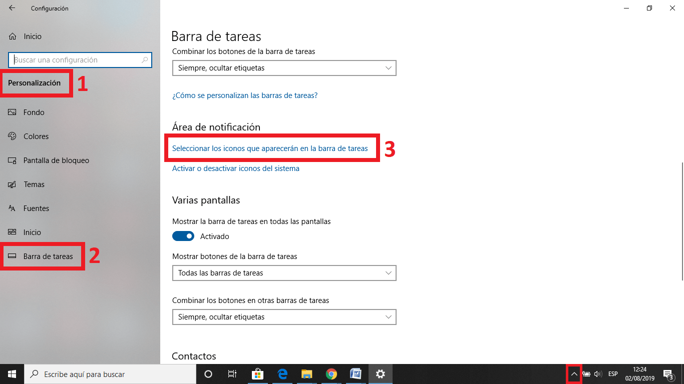 Como Mostrar Todos Los Iconos De La Bandeja Del Sistema En Windows 10 8944